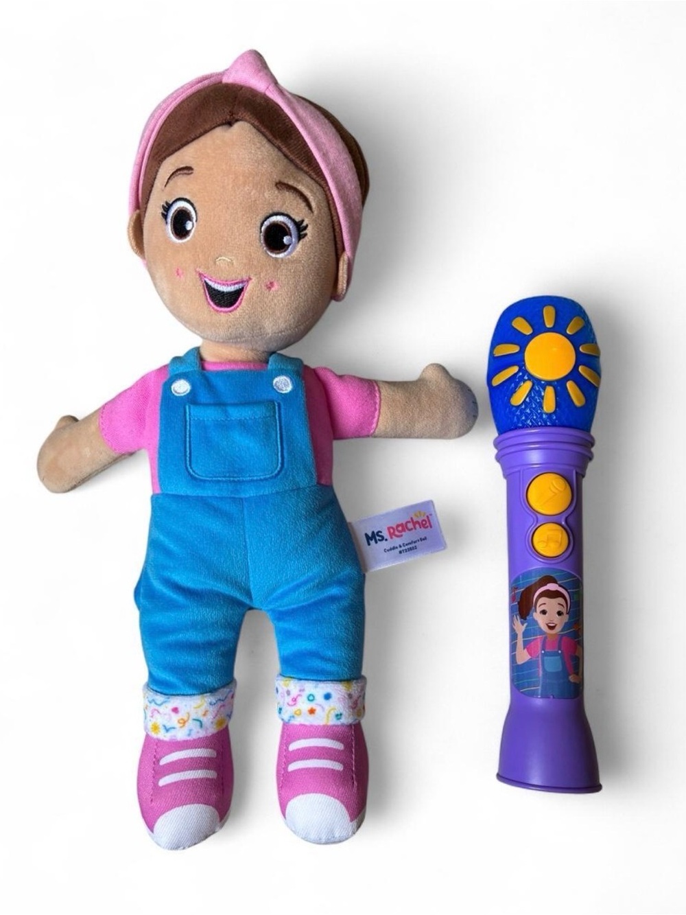 Ms Rachel Cuddle Plush & Sing along Microphone